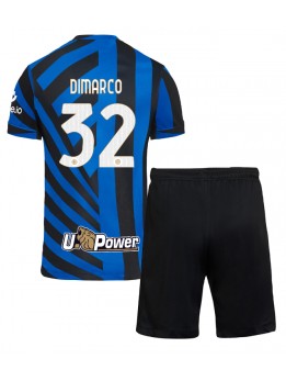 Inter Milan Federico Dimarco #32 Replika Hemmakläder Barn 2024-25 Kortärmad (+ byxor)